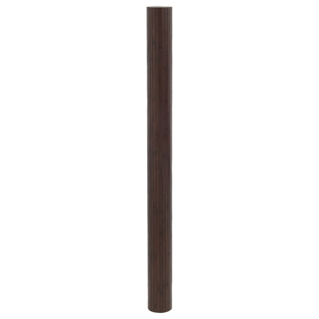 vidaXL Room Divider Dark Brown 165x600 cm Bamboo