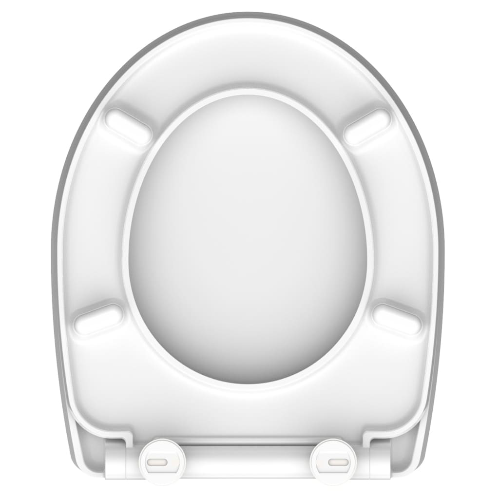 SCHÜTTE Duroplast High Gloss Toilet Seat with Soft-Close HAPPY ELEPHANT