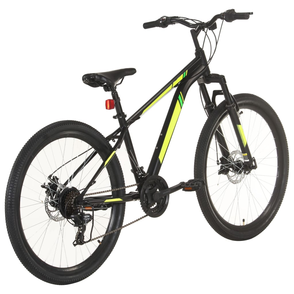 vidaXL Mountain Bike 21 Speed 27.5 inch Wheel 38 cm Black