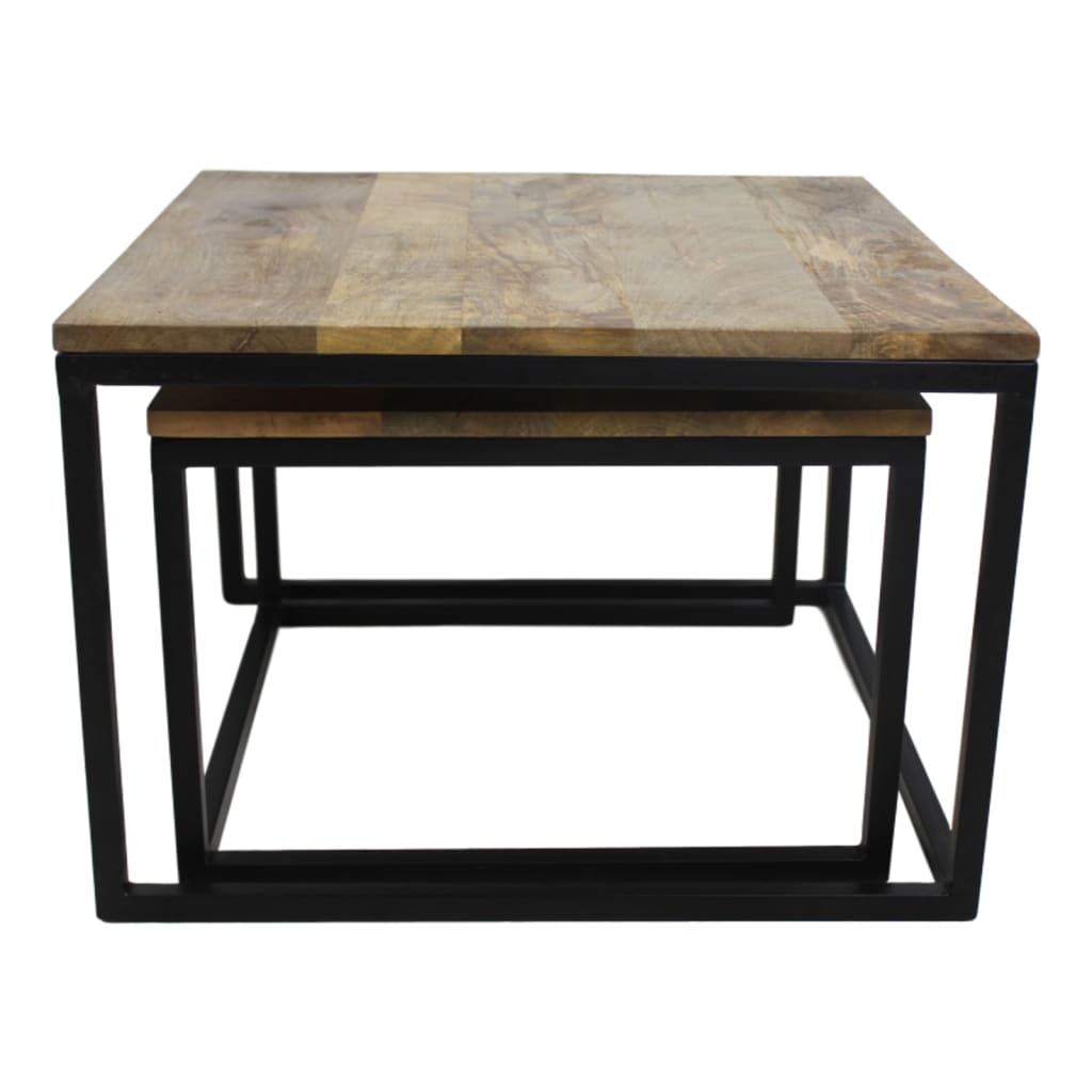 HSM Collection 2 Piece Coffee Table Set Square