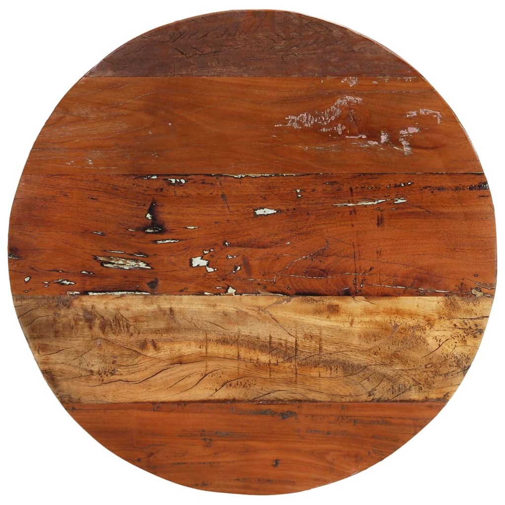 vidaXL Coffee Table Ø68 cm Solid Reclaimed Wood