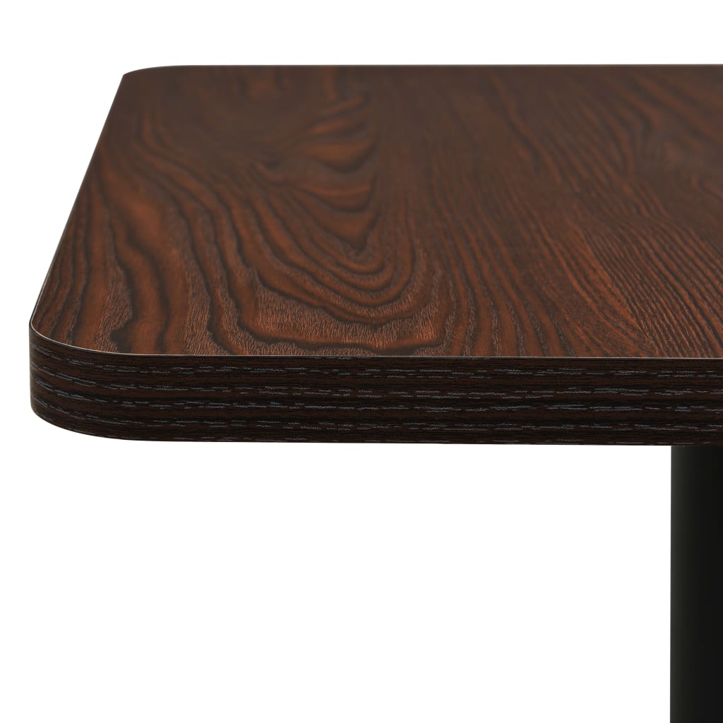 vidaXL Bistro Table Dark Ash 78.5x78.5x107 cm