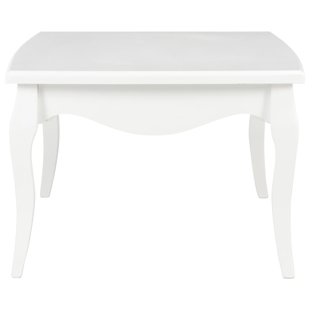 vidaXL Coffee Table White 110x60x40 cm Solid Pine Wood