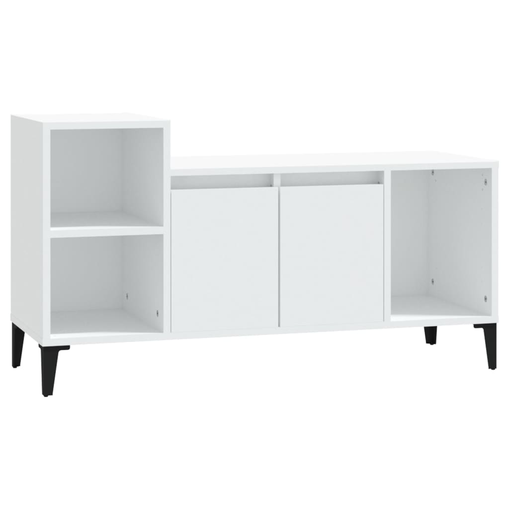 vidaXL TV Cabinet White 100x35x55 cm Engineered Wood