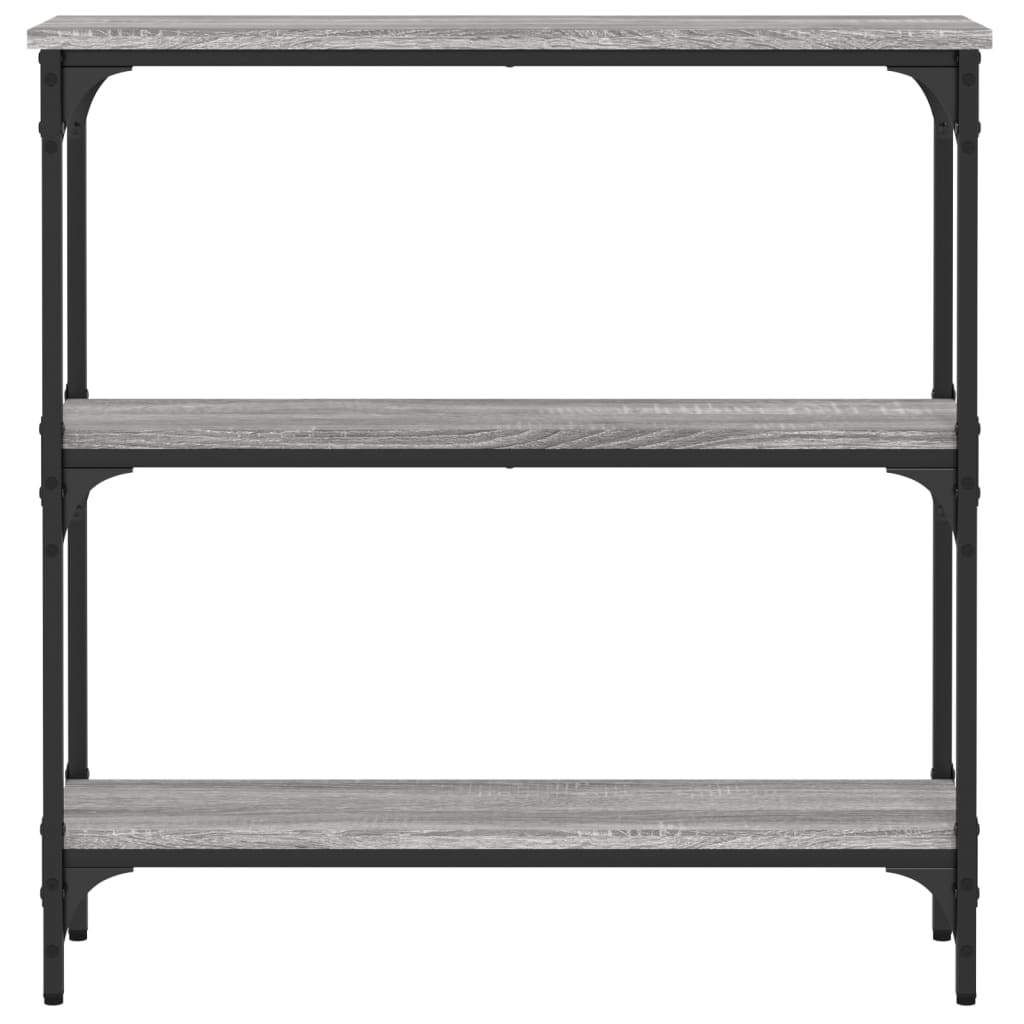 vidaXL Console Table Grey Sonoma 75x22.5x75 cm Engineered Wood