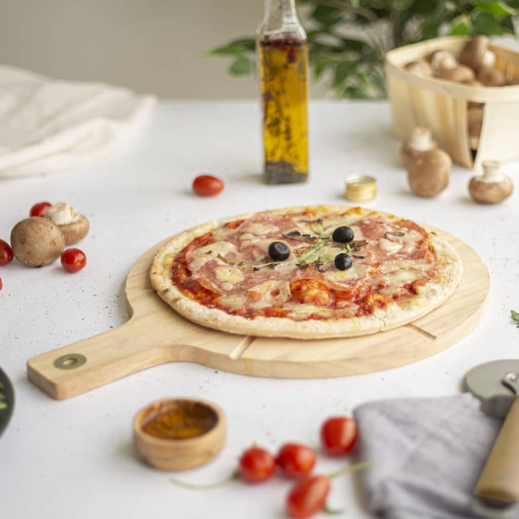 Livoo Pizza Cutting Set 30 cm Wood