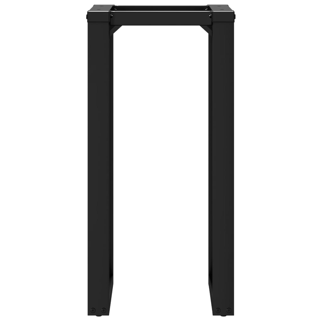 vidaXL Dining Table Legs O-Frame 40x40x73 cm Cast Iron