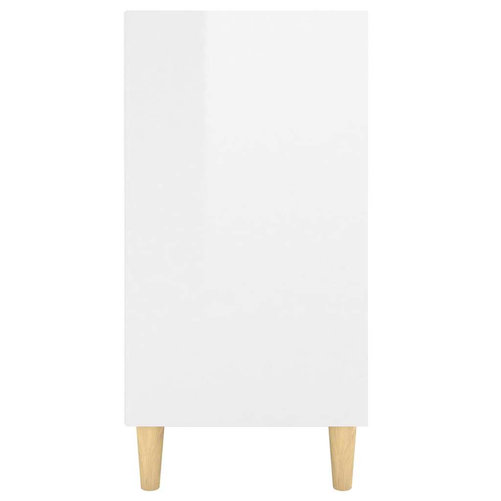 vidaXL Sideboard High Gloss White 103.5x35x70 cm Engineered Wood