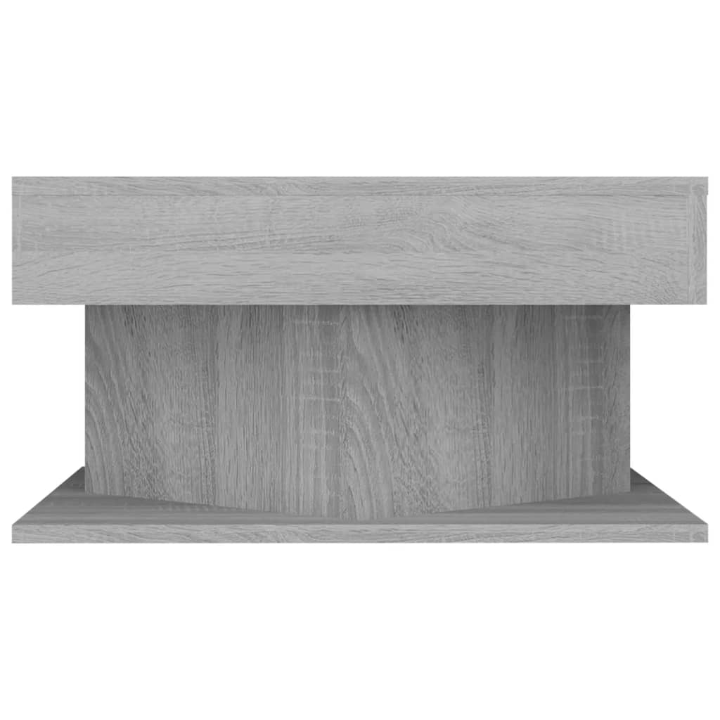 vidaXL Coffee Table Grey Sonoma 57x57x30 cm Engineered Wood