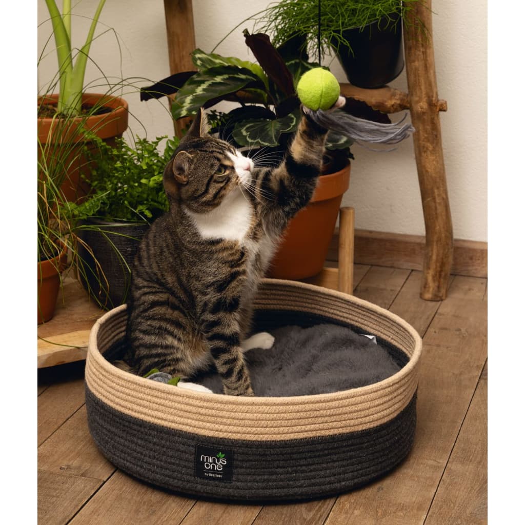 Beeztees Cat Bed Minus One Xana 45x14 cm Grey and Brown