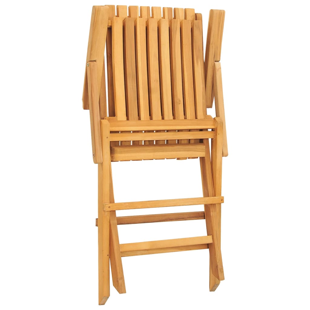 vidaXL Folding Garden Chairs 2 pcs 61x67x90 cm Solid Wood Teak
