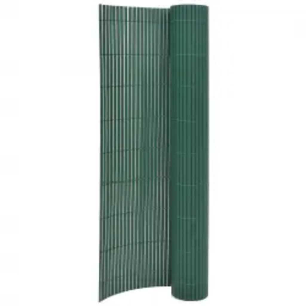 vidaXL Double-Sided Garden Fence 110x500 cm Green