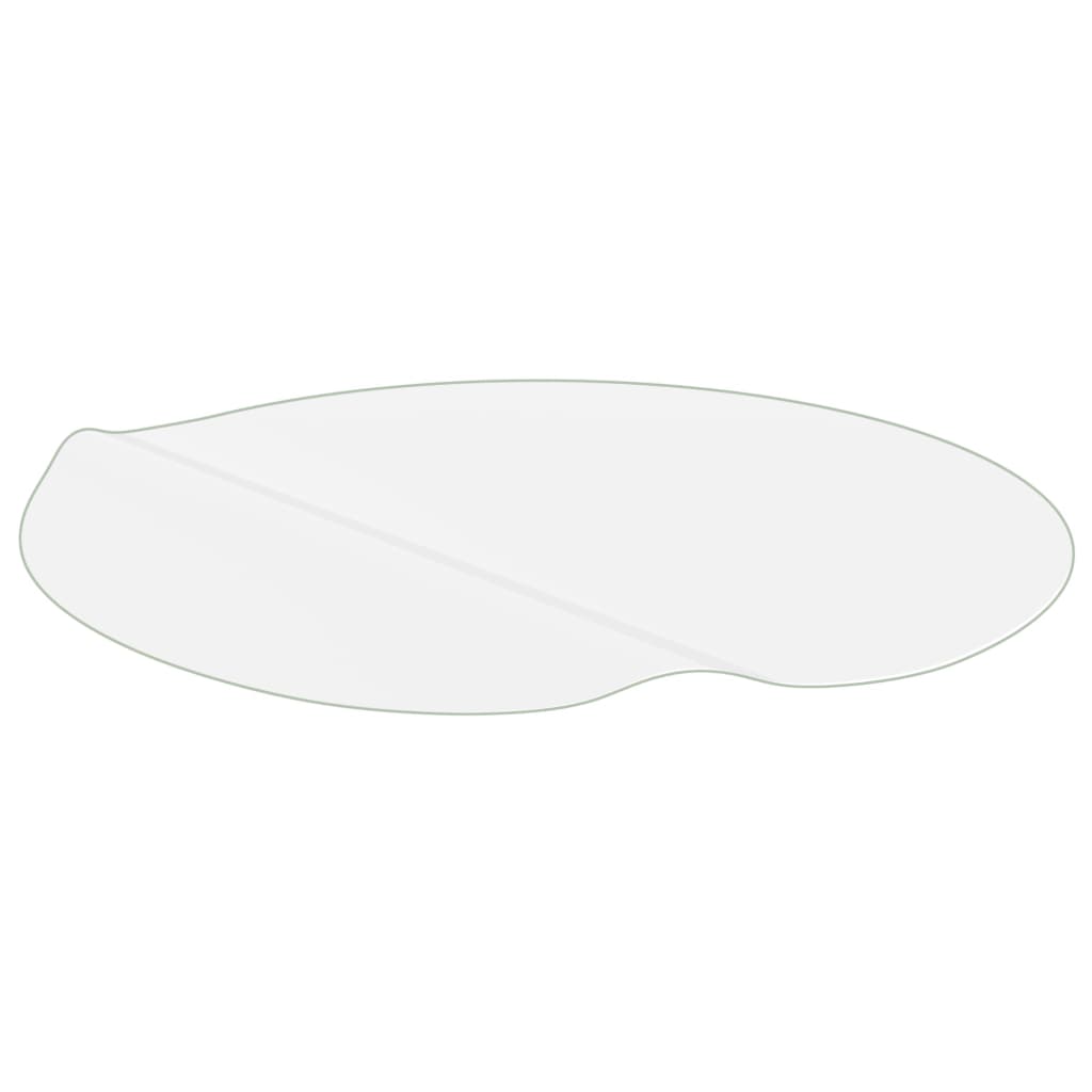 vidaXL Table Protector Transparent Ø 90 cm 2 mm PVC