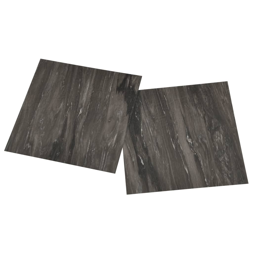 vidaXL Self-adhesive Flooring Planks 55 pcs PVC 5.11 m² Dark Grey