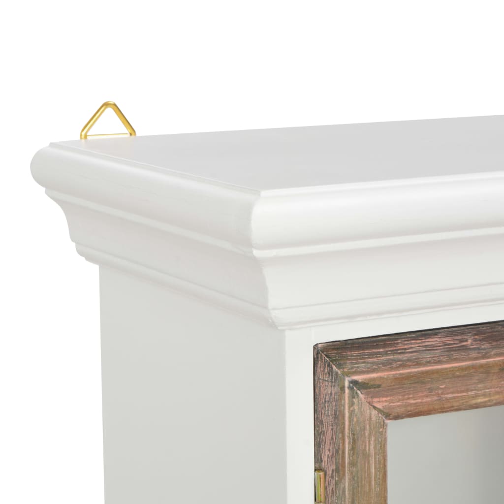 vidaXL Wall Cabinet White 49x22x59 cm Engineered Wood