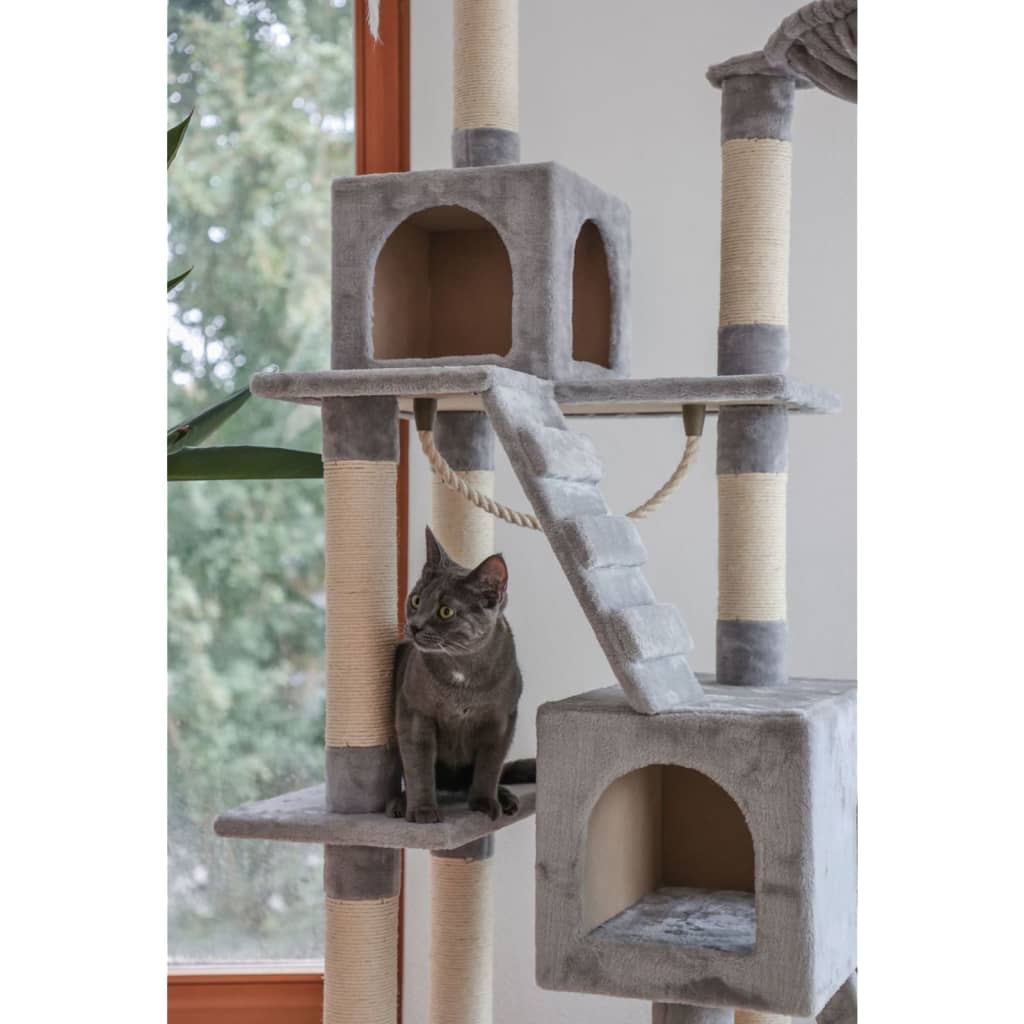 Kerbl Cat Scratching Post Square 178 cm Light Grey