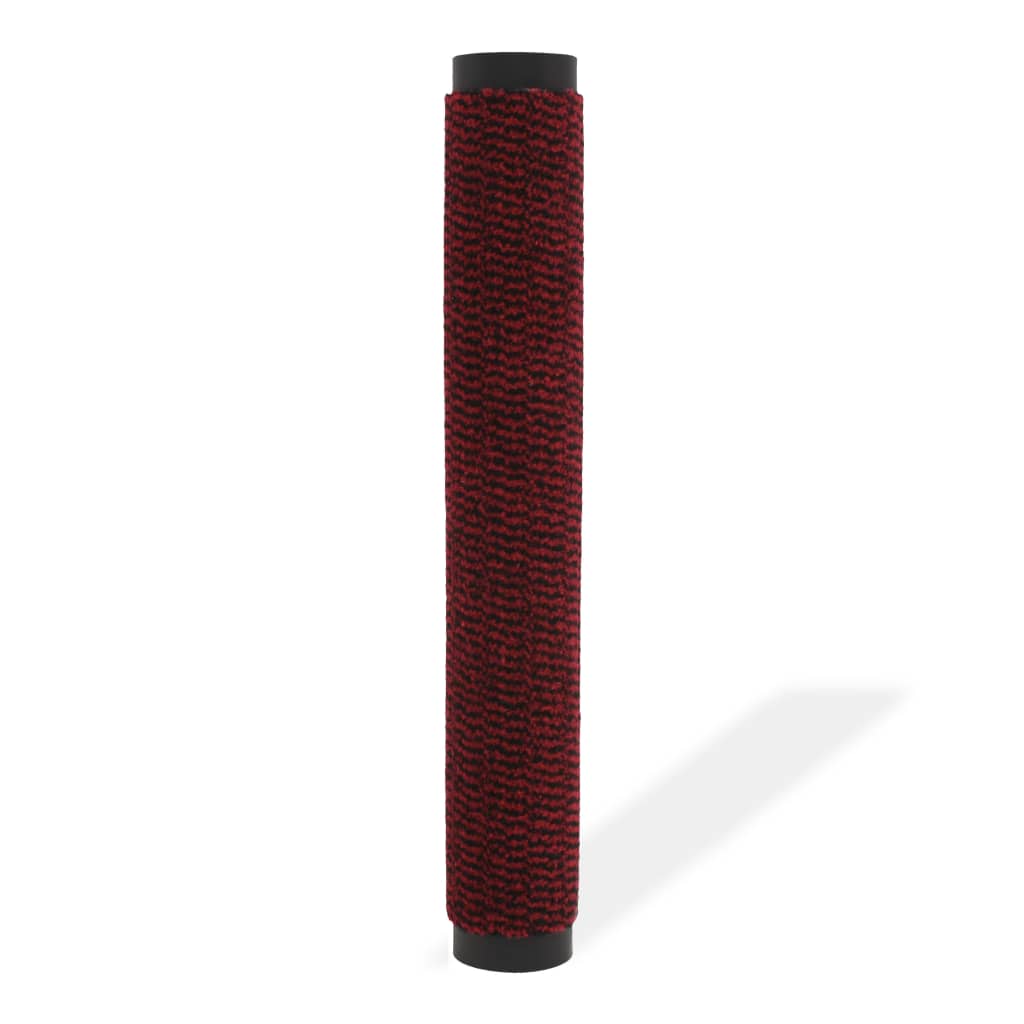 vidaXL Dust Control Mat Rectangular Tufted 120x180 cm Red