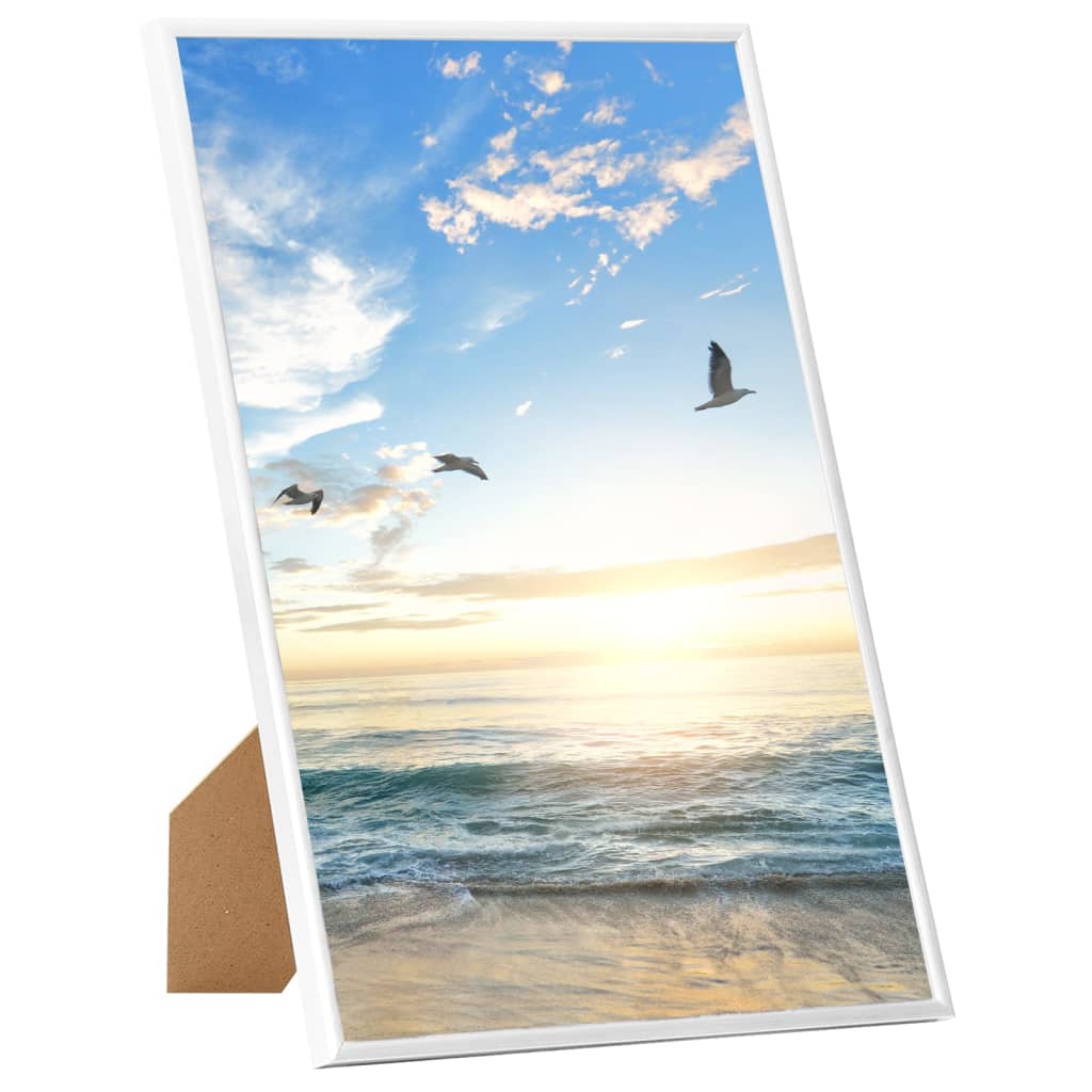vidaXL Photo Frames Collage 5 pcs for Wall or Table White 18x24 cm MDF