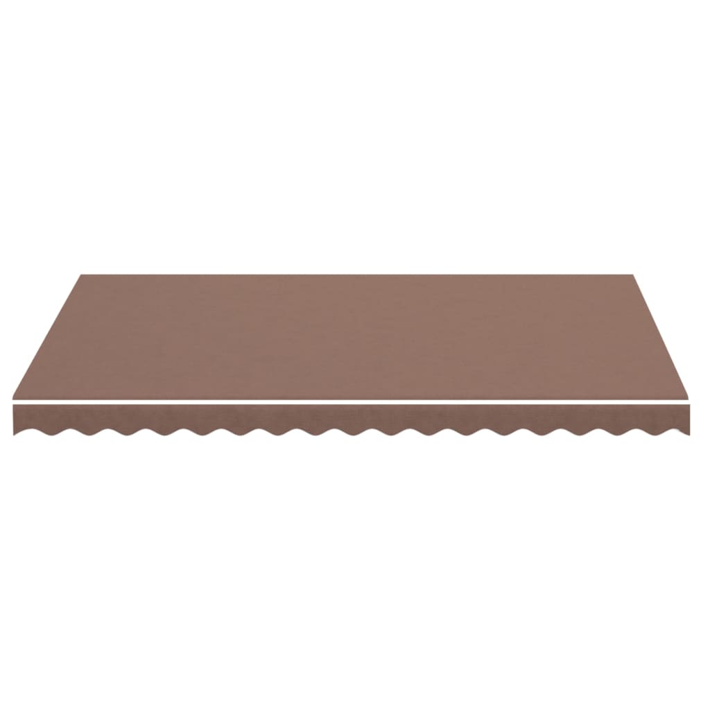 vidaXL Replacement Fabric for Awning Brown 3.5x2.5 m