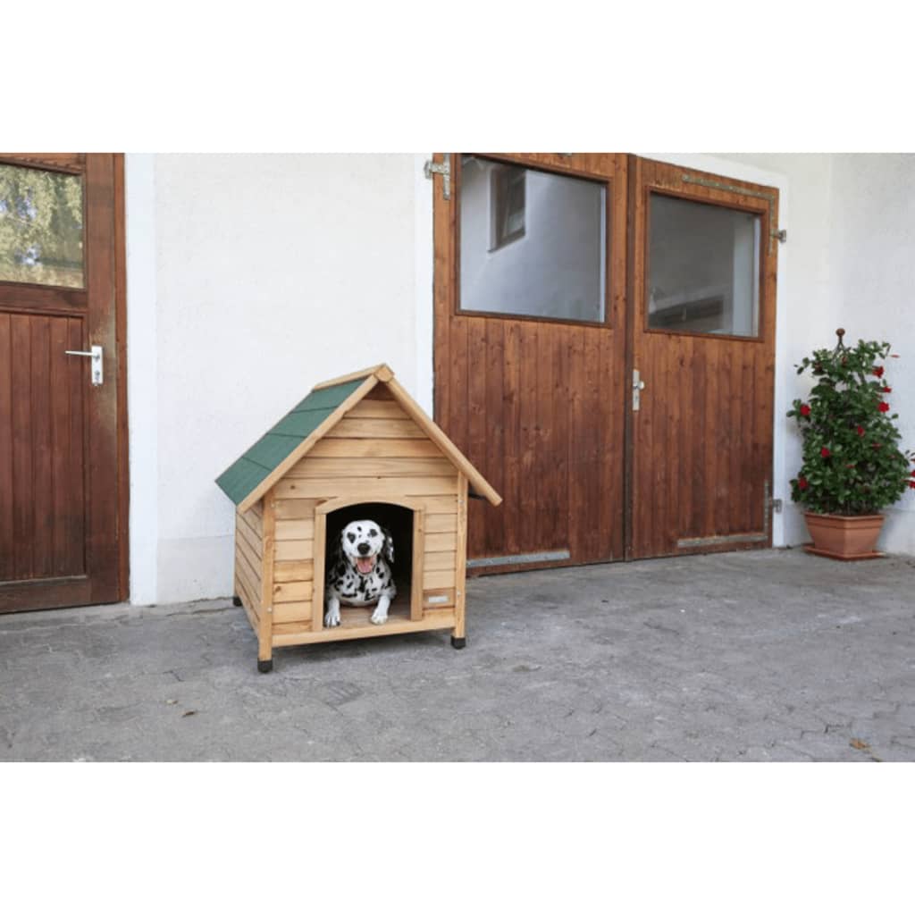 Kerbl Dog House 85x73x80 cm Brown and Green 82394
