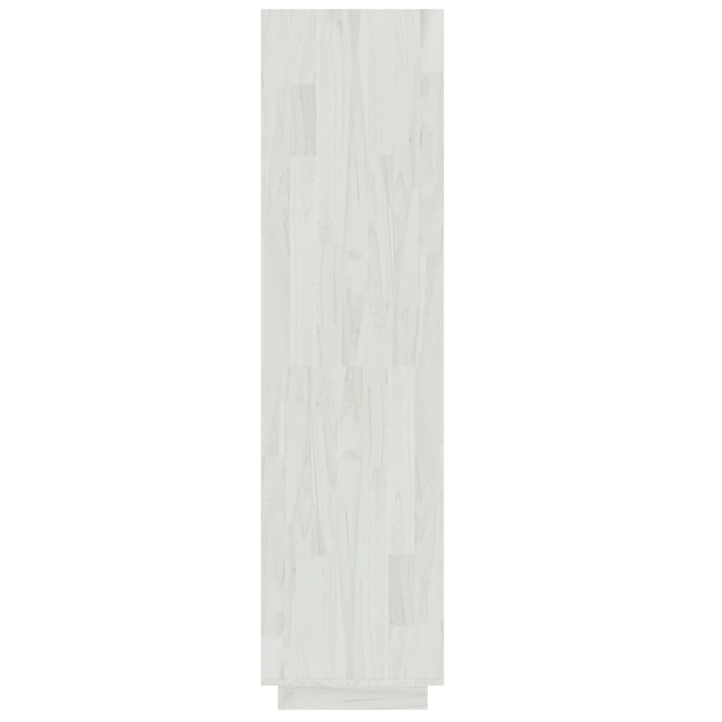 vidaXL Book Cabinet/Room Divider White 40x35x135 cm Solid Pinewood