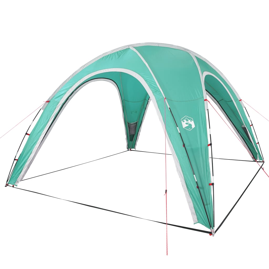 vidaXL Party Tent Green 360x360x219 cm 190T Taffeta