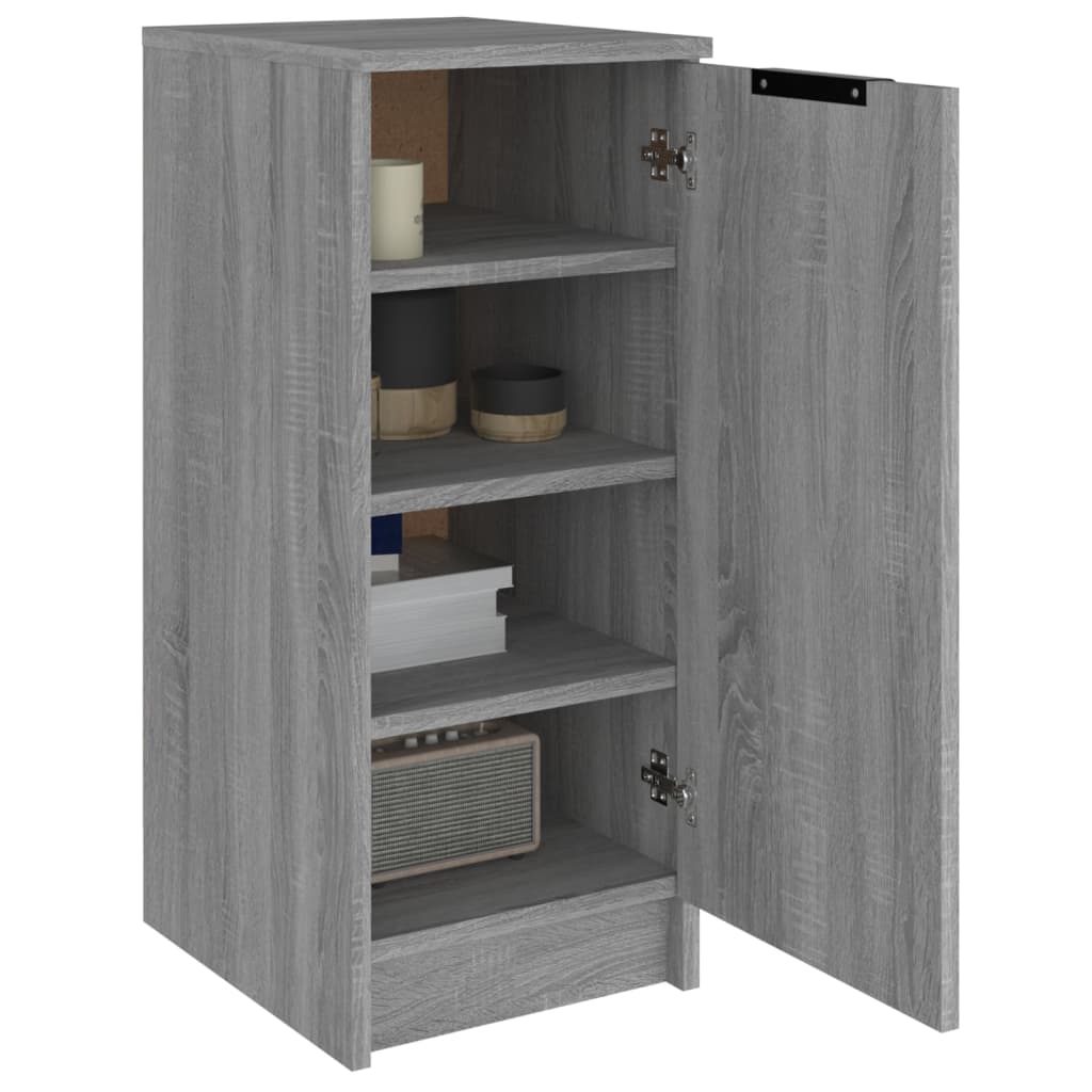 vidaXL Shoe Cabinet Grey Sonoma 30x35x70 cm Engineered Wood