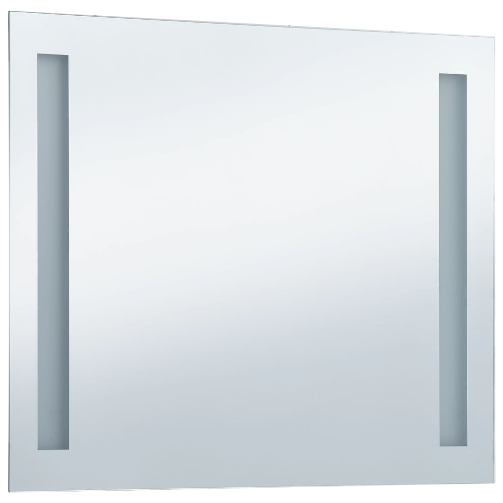 vidaXL Bathroom LED Wall Mirror 80x60 cm