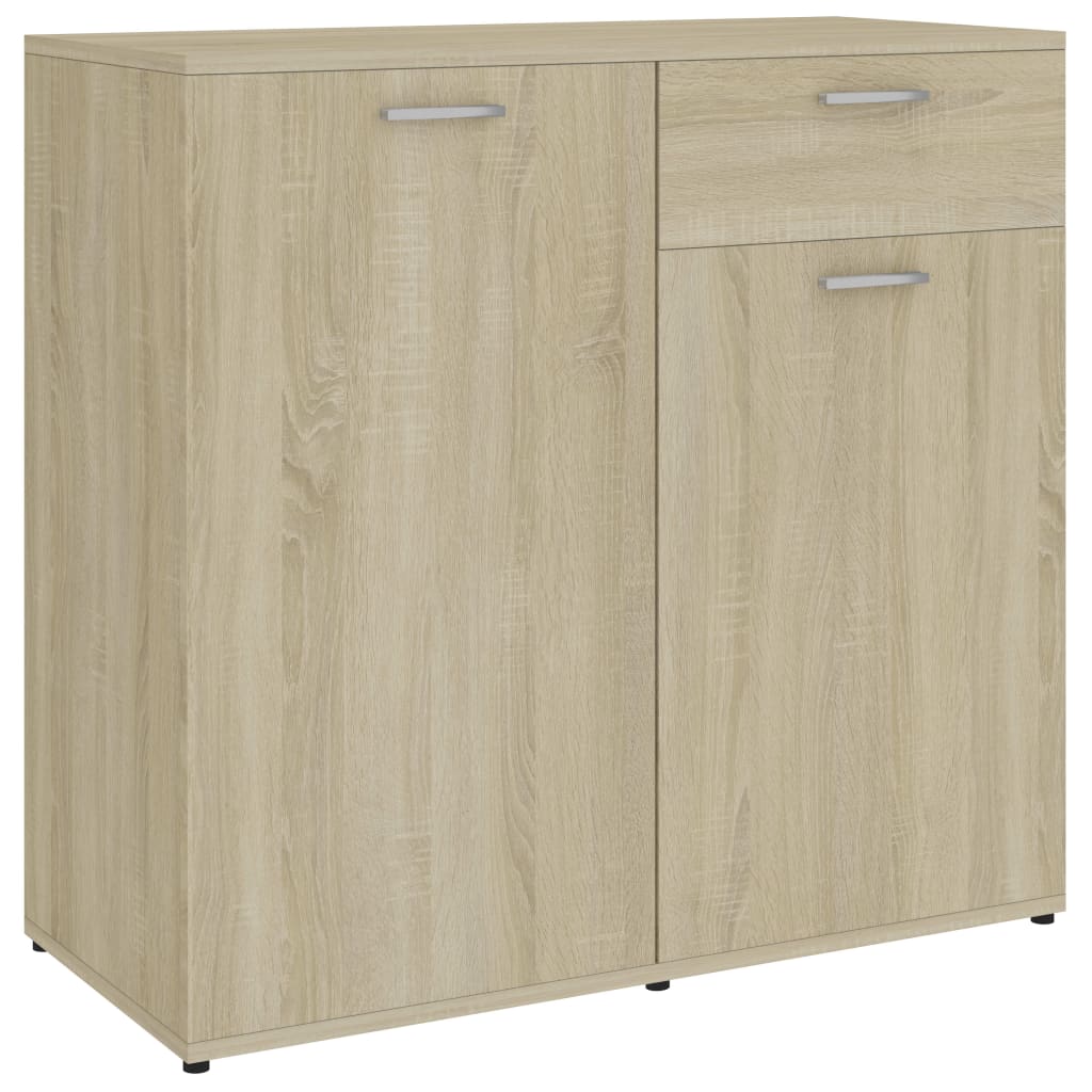 vidaXL Sideboard Sonoma Oak 160x36x75 cm Engineered Wood