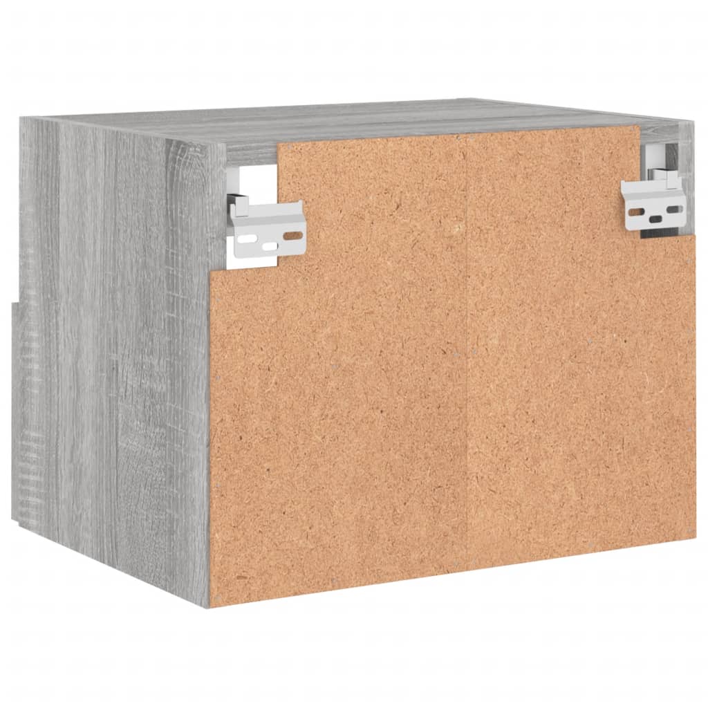 vidaXL TV Wall Cabinet Grey Sonoma 40x30x30 cm Engineered Wood