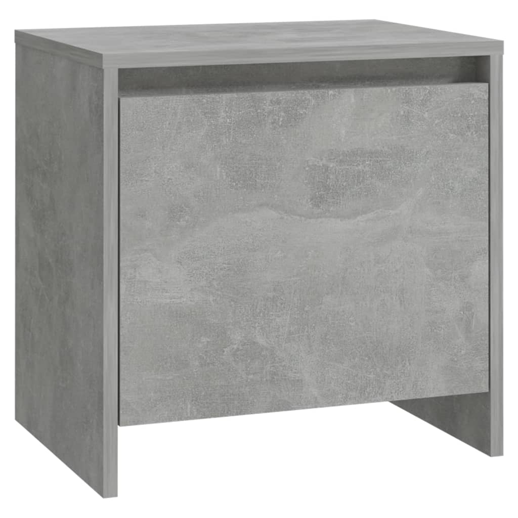 vidaXL Bedside Cabinet Concrete Grey 45x34x44.5 cm Engineered Wood