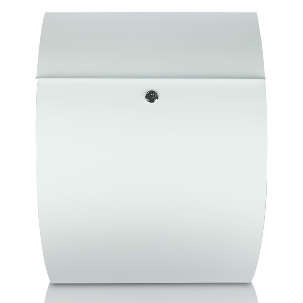 BURG-WÄCHTER Letterbox Riviera 835 W Steel White