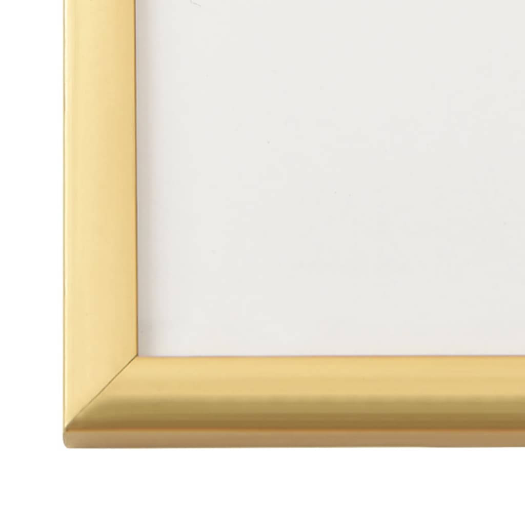 vidaXL Photo Frames Collage 5 pcs for Wall or Table Gold 29.7x42cm MDF