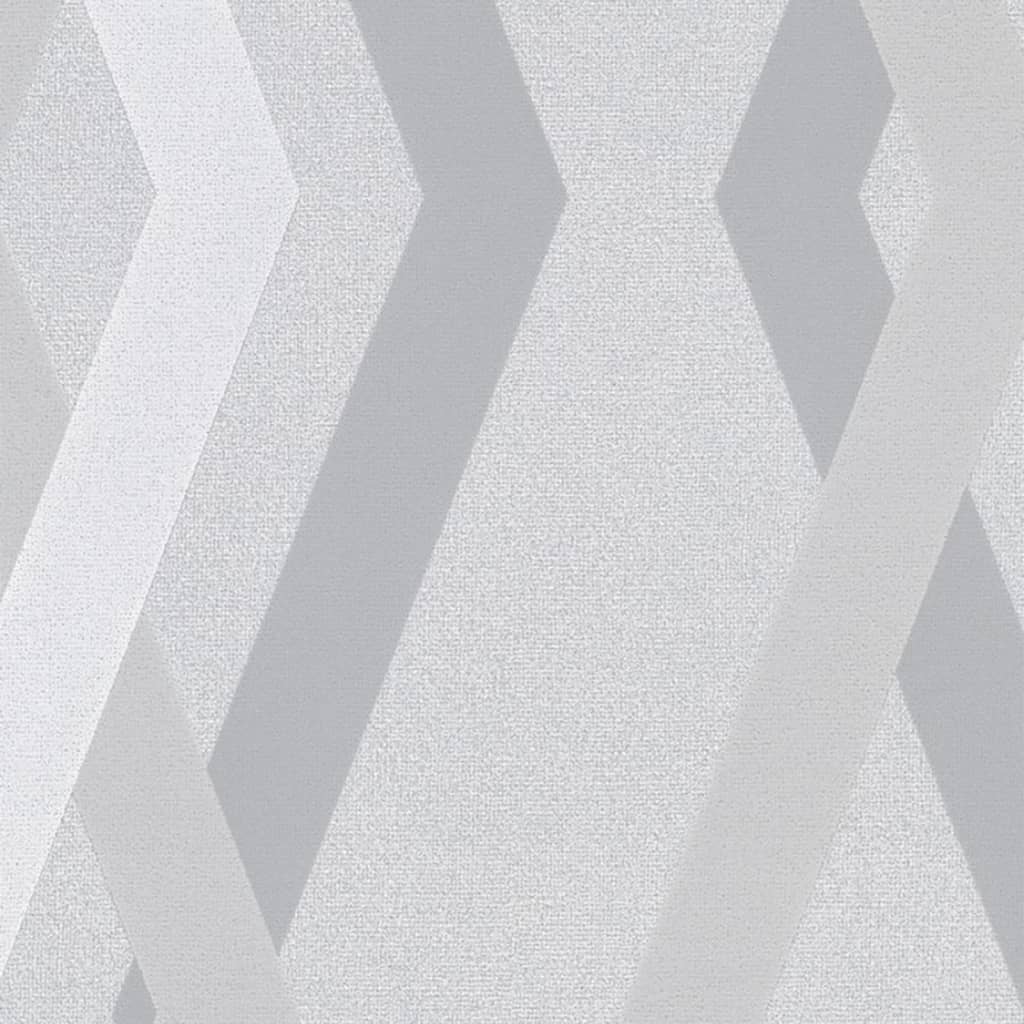 Noordwand Topchic Wallpaper Graphic Lines Diamonds Grey