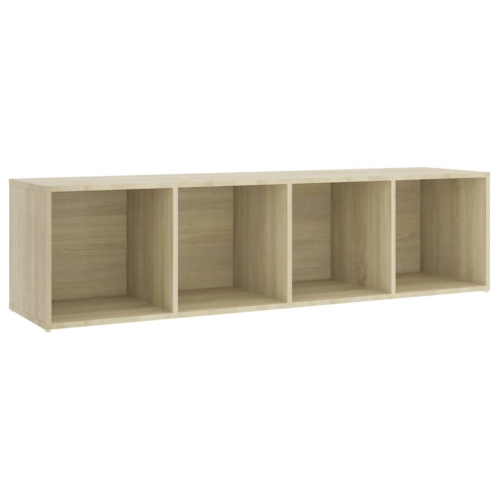 vidaXL TV Cabinets 2 pcs Sonoma Oak 142.5x35x36.5 cm Engineered Wood
