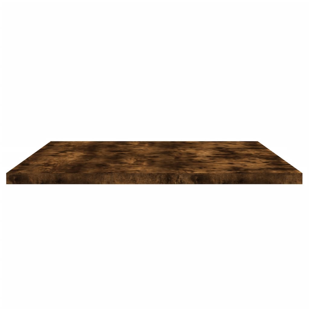 vidaXL Wall Shelves 4 pcs Smoked Oak 80x40x1.5 cm Engineered Wood