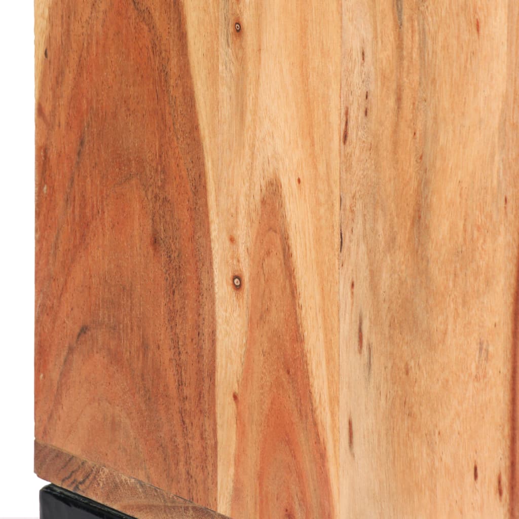 vidaXL Sideboard Solid Acacia Wood 145x40x80 cm