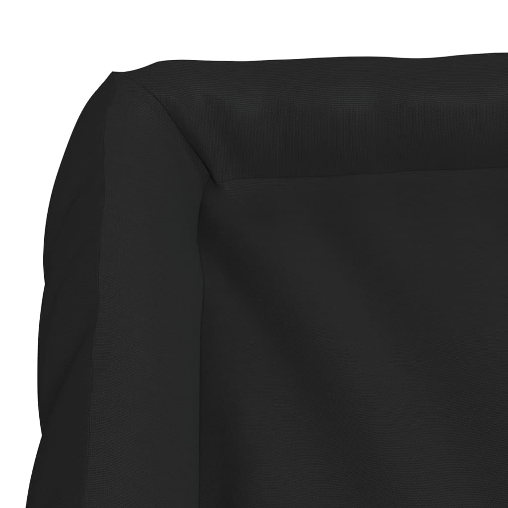 vidaXL Dog Cushion with Pillows Black 75x58x18 cm Oxford Fabric