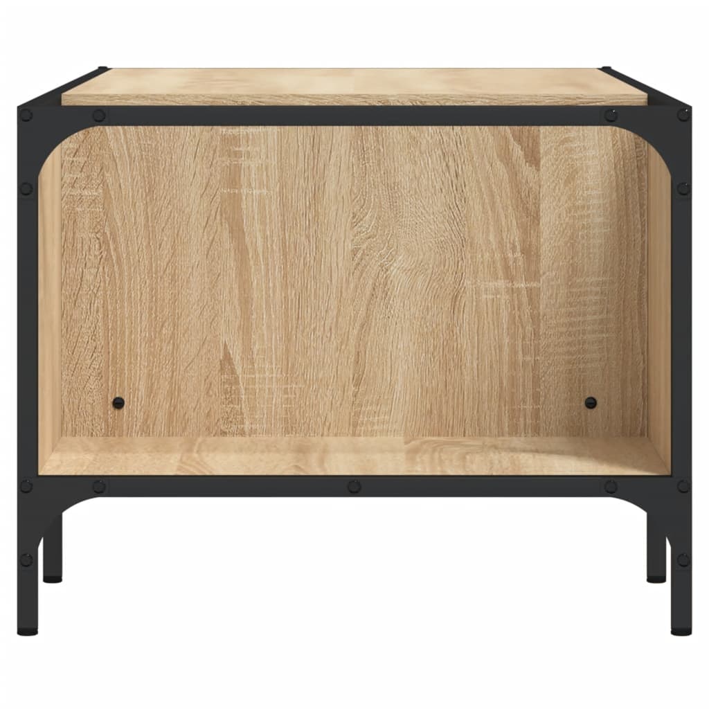 vidaXL Coffee Table with Rack Sonoma Oak 100x51x40 cm Engineered Wood