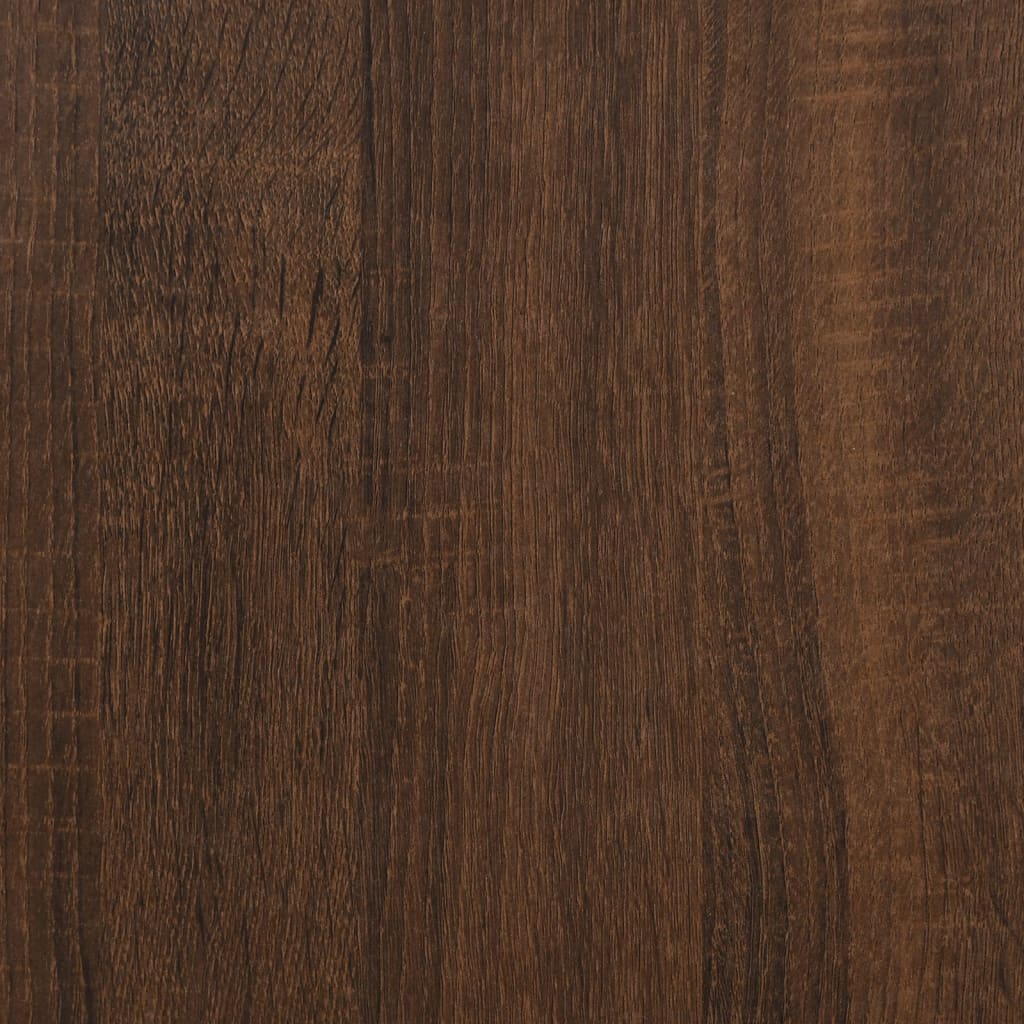 vidaXL Drawer Cabinet Brown Oak 60x36x103 cm Engineered Wood