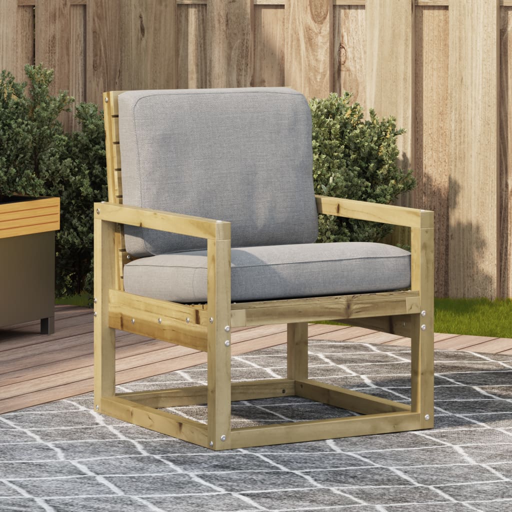 vidaXL Garden Chair 57.5x63x76 cm Impregnated Wood Pine