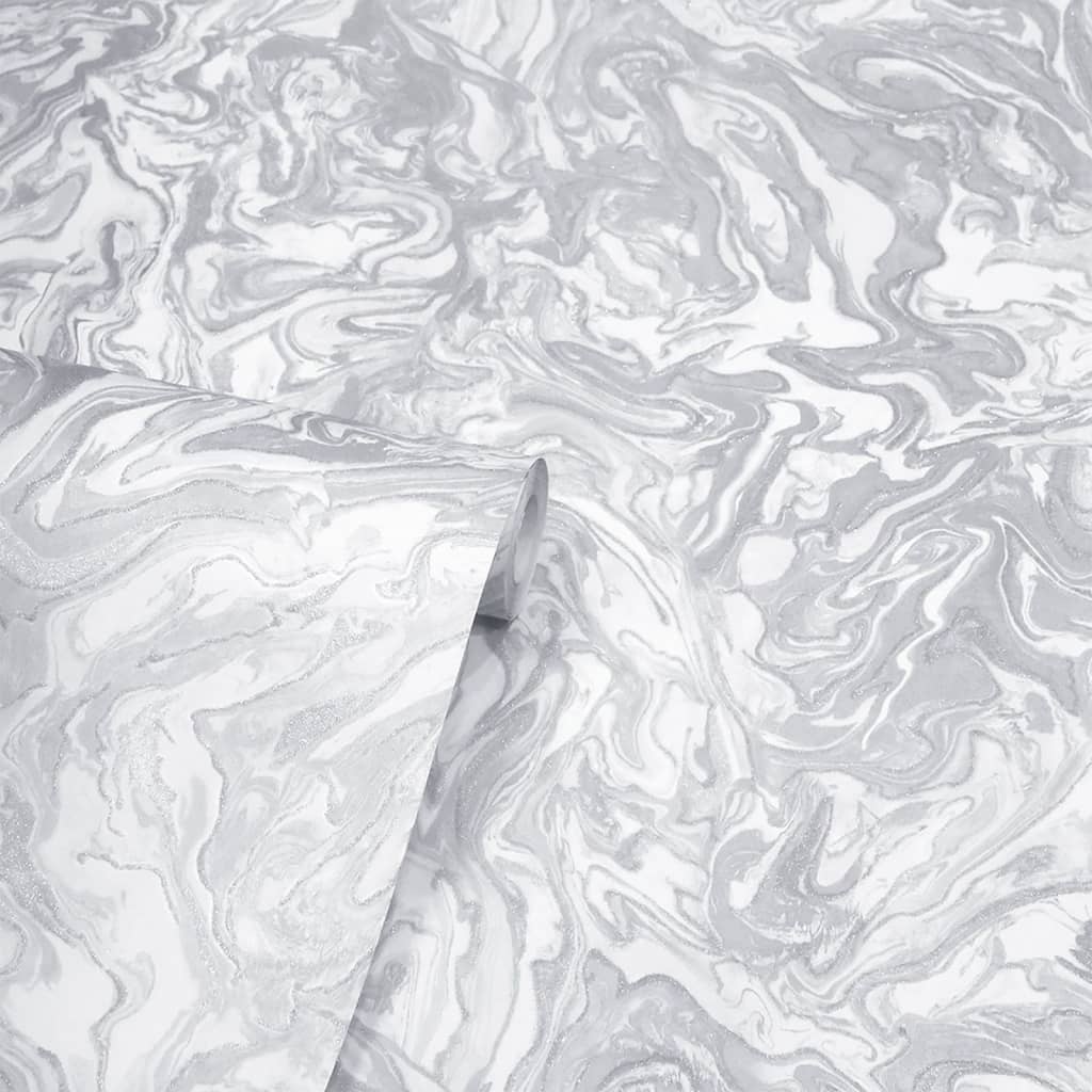 DUTCH WALLCOVERINGS Wallpaper Liquid Marble Grey