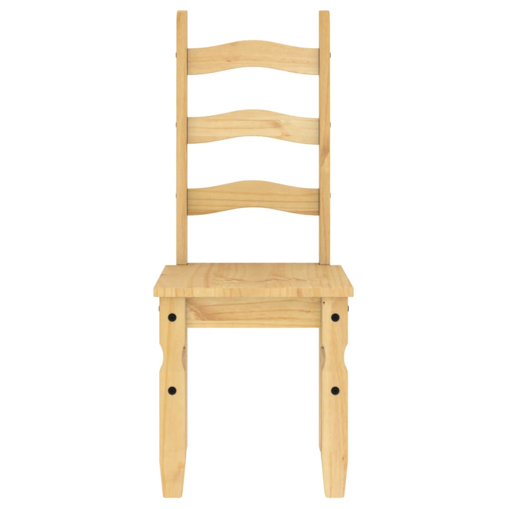 vidaXL Dining Chairs 2 pcs Corona 42x47x107 cm Solid Wood Pine