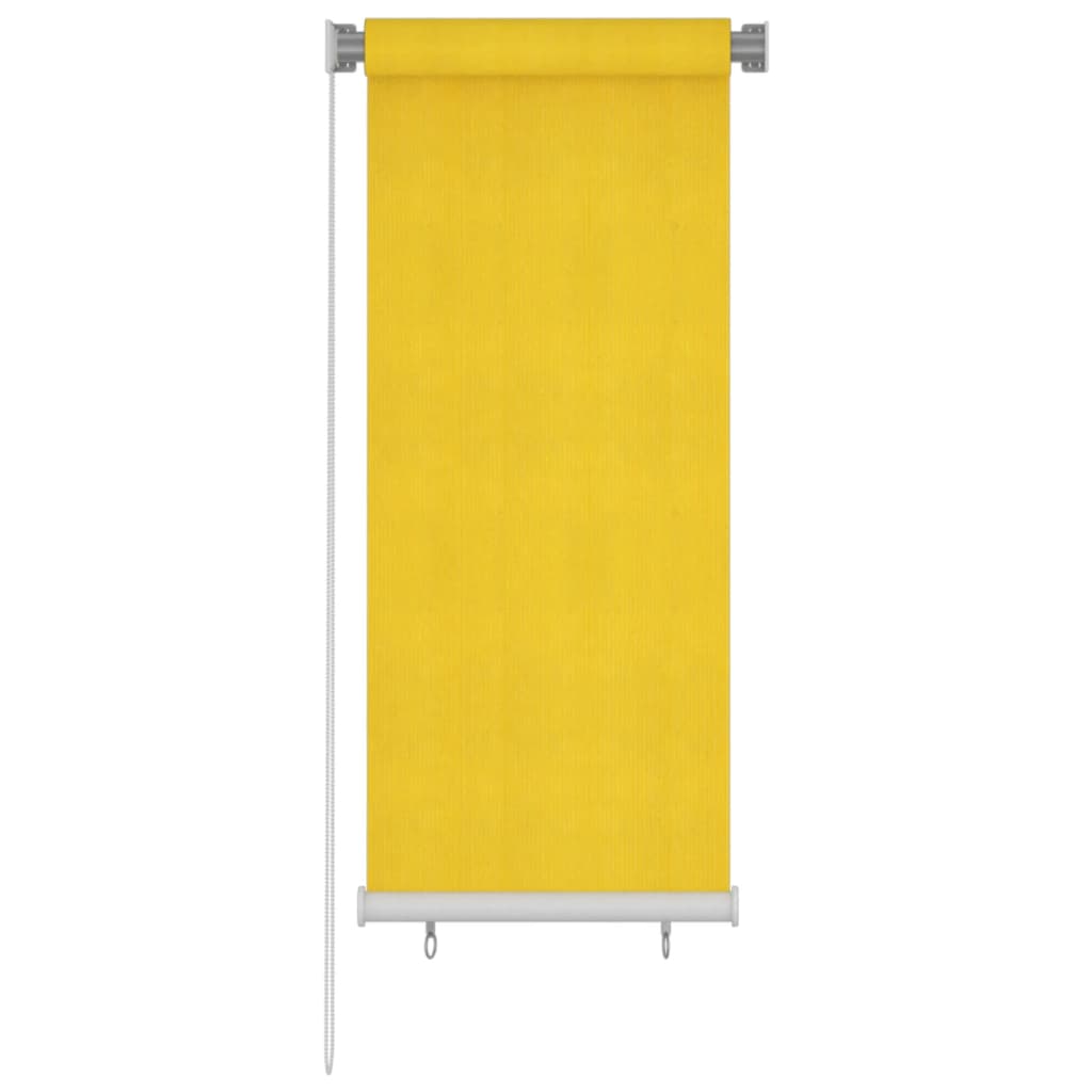 vidaXL Outdoor Roller Blind 60x140 cm Yellow HDPE