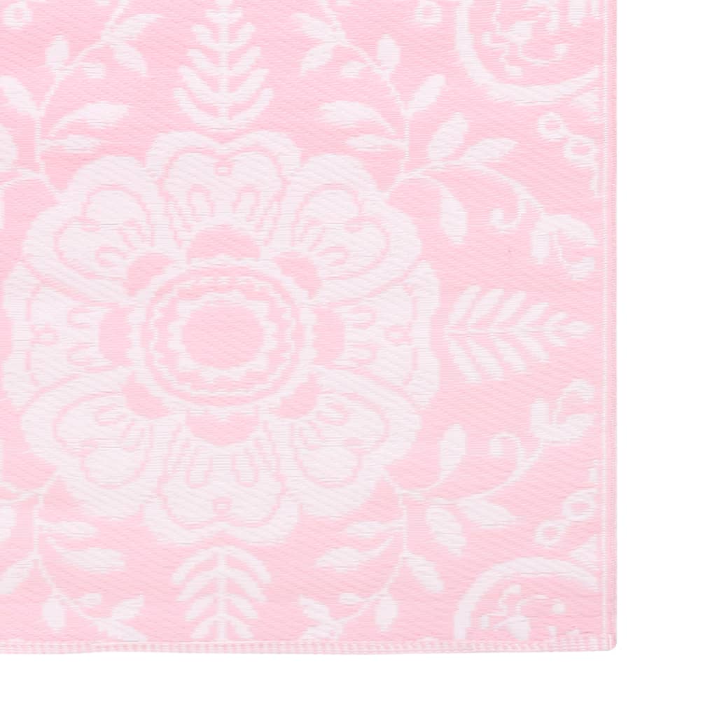 vidaXL Outdoor Carpet Pink 120x180 cm PP
