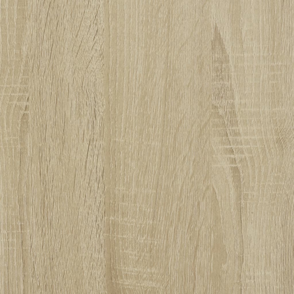 vidaXL Bed Frame Sonoma Oak 75x190 cm Engineered Wood