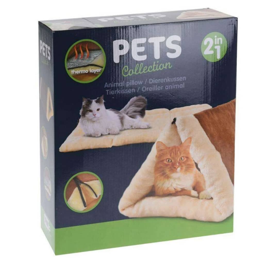 Pets Collection 2-in-1 Cat Cushion and Tunnel 90x60 cm