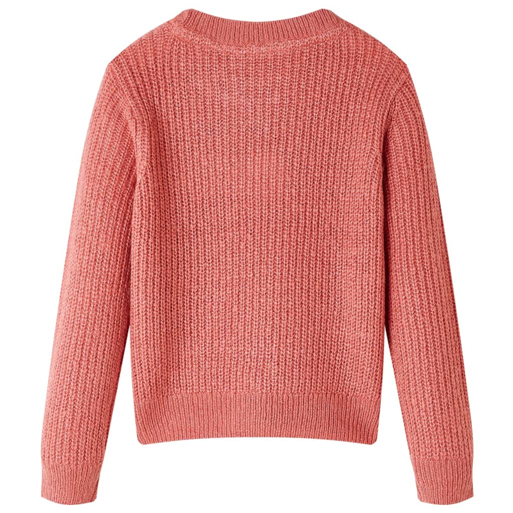 Kids' Sweater Knitted Medium Pink 92