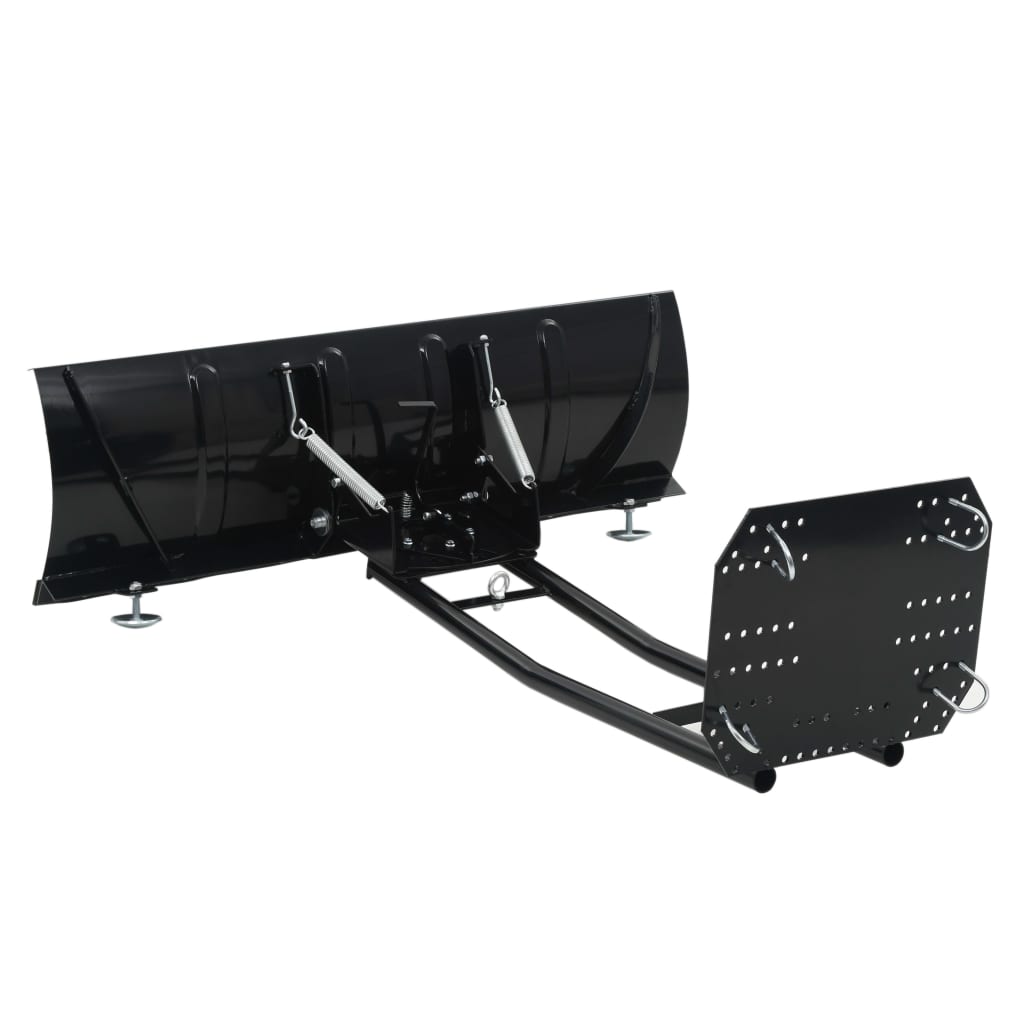 vidaXL Snow Plough for ATV 120x38 cm Black