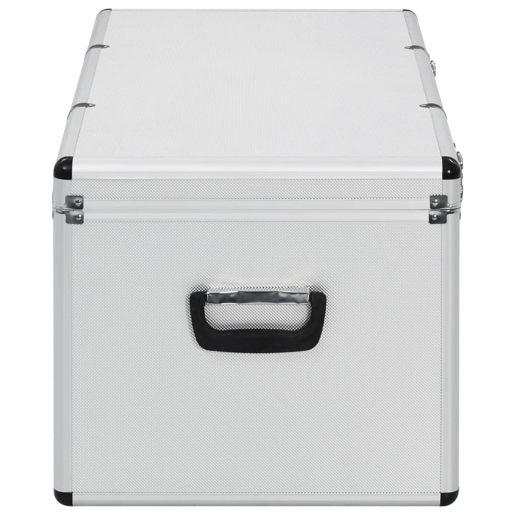 vidaXL Storage Cases 3 pcs Silver Aluminium